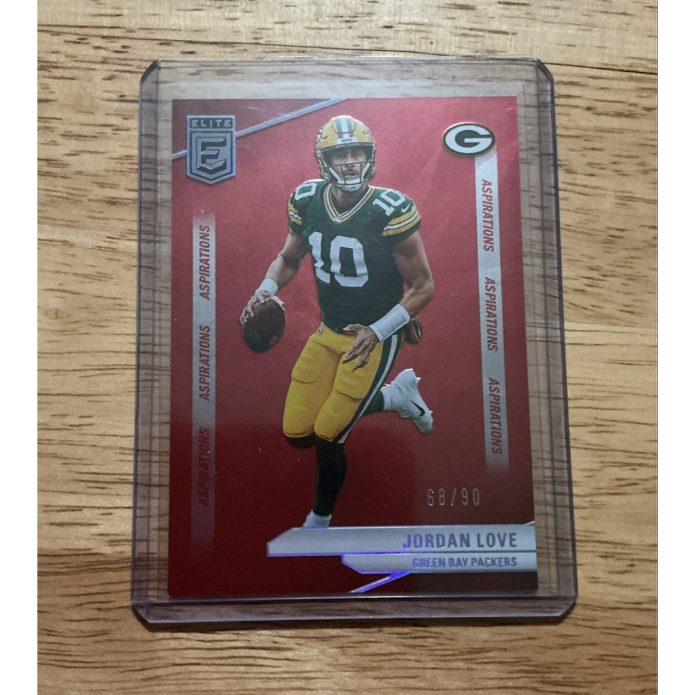 2024 Panini Donruss Elite - Jordan Love #80 Aspirations 68 /90